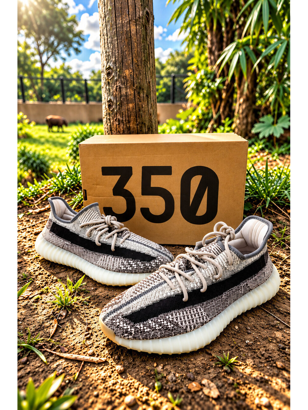 🔥🔥🔥ADIDAS YEEZY 350 V2 BOOST ZYON SIZE 12 STYLE# FZ1267 BRAND NEW
